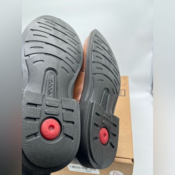 Ecco Holton Apron Slip-On Amber Brown EU 39 US 5 Mens/Boys - Picture 10 of 10